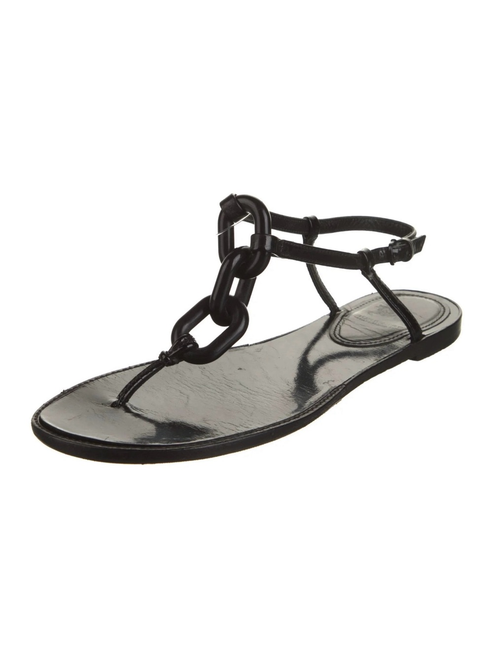 Burberry Chain Link Thong Sandals